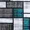 Flash Furniture Turquoise 2' x 11' Color Blocked Indoor Area Rug OKR-RG1110-211-TQ-GG - alternate 3
